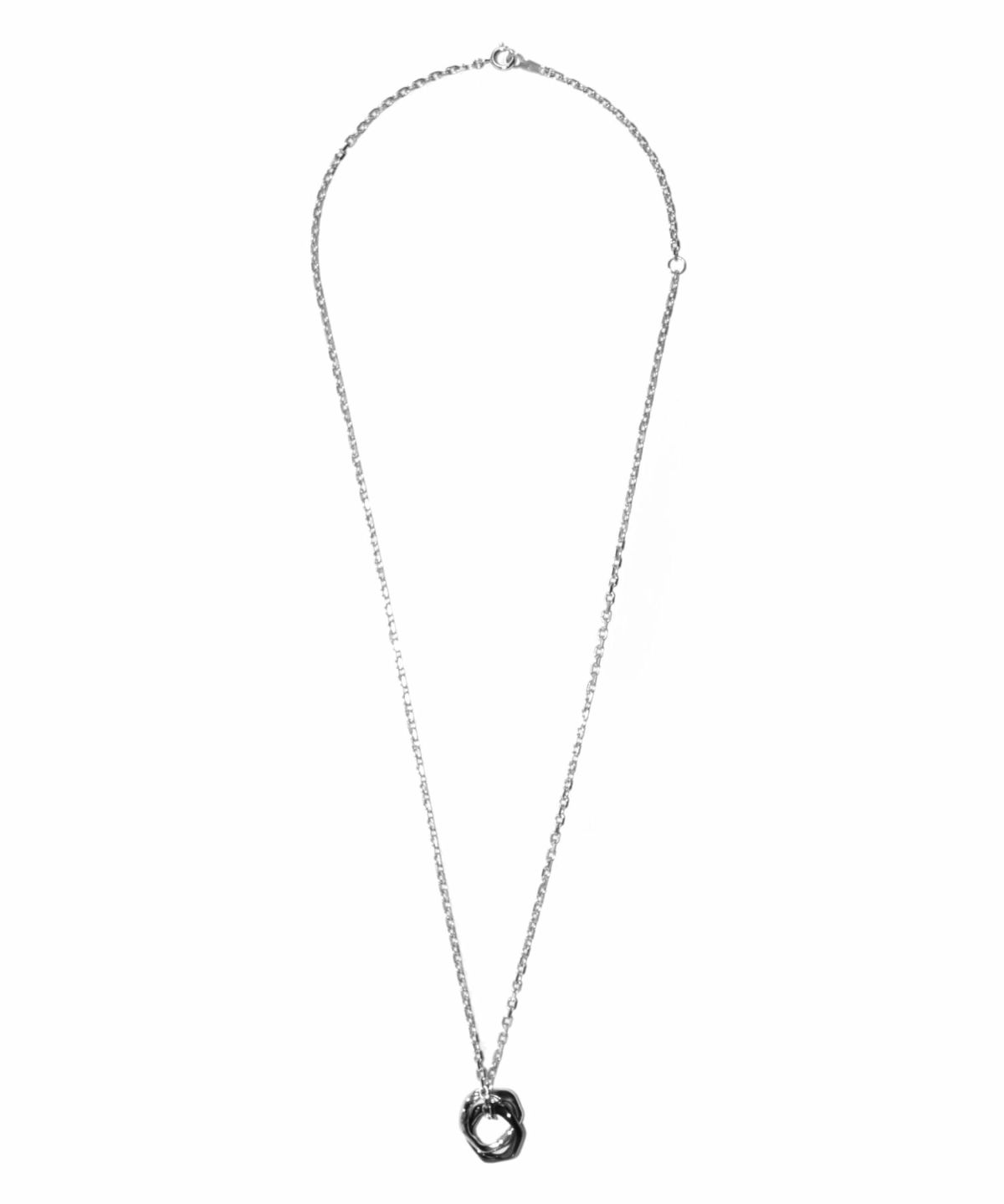 【ONLINE STORE 限定】ウォーターフロウダブルリングネックレス/シルバー925