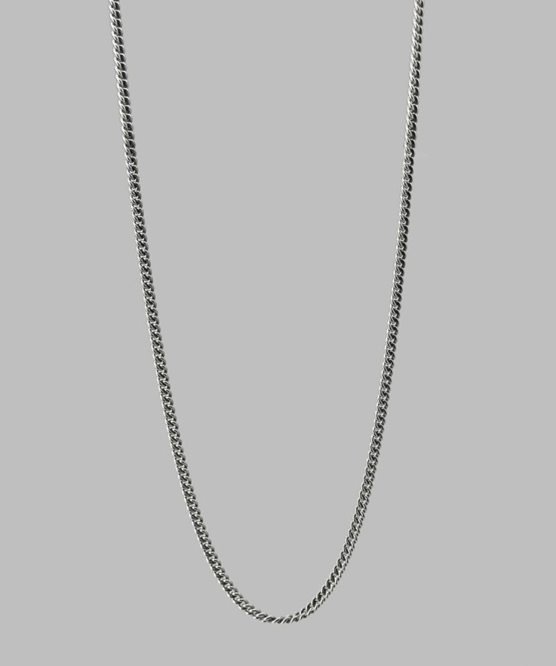 ラージシルバーチェーンネックレス/丸喜平/シルバー925