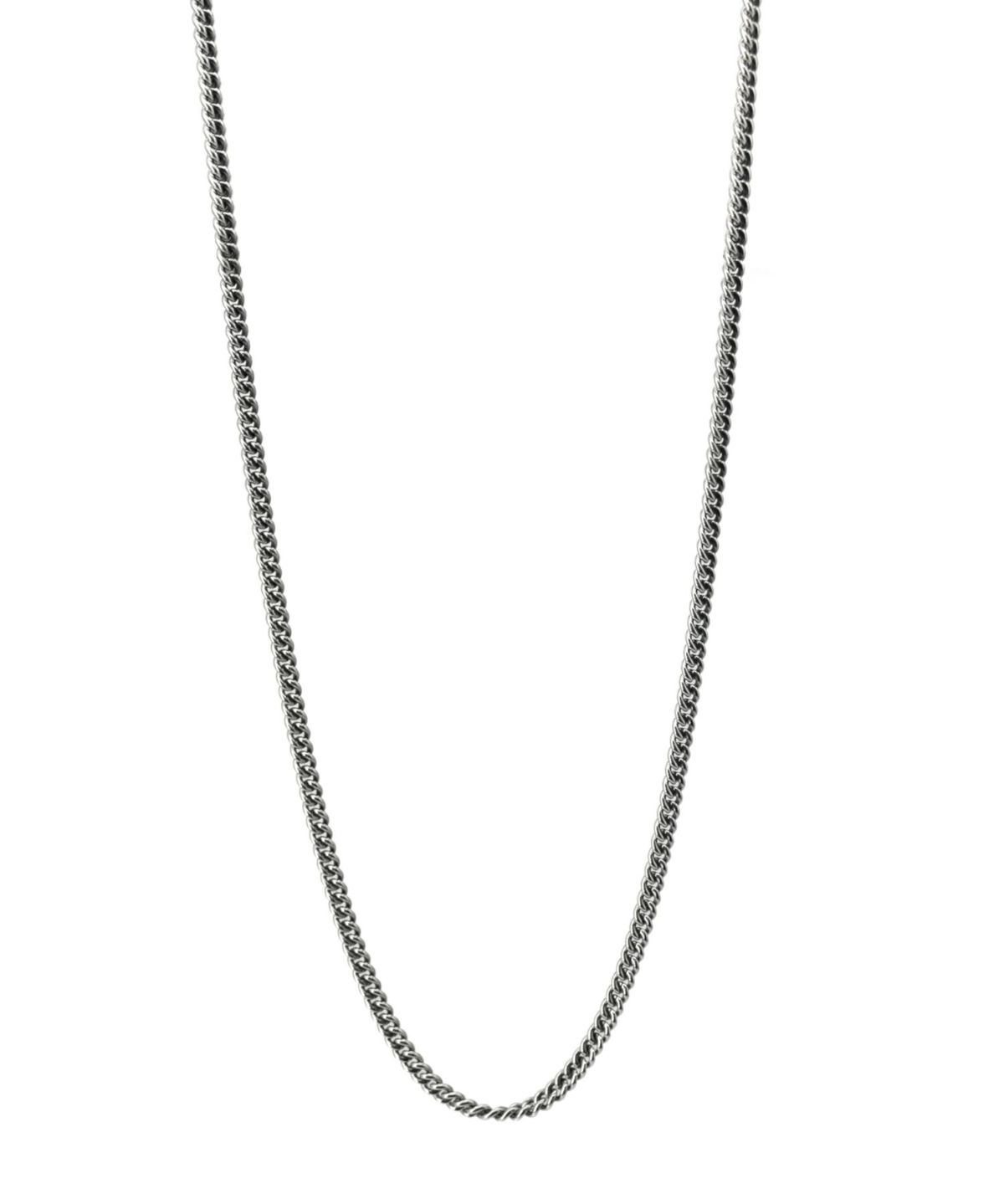 ラージシルバーチェーンネックレス/丸喜平/シルバー925