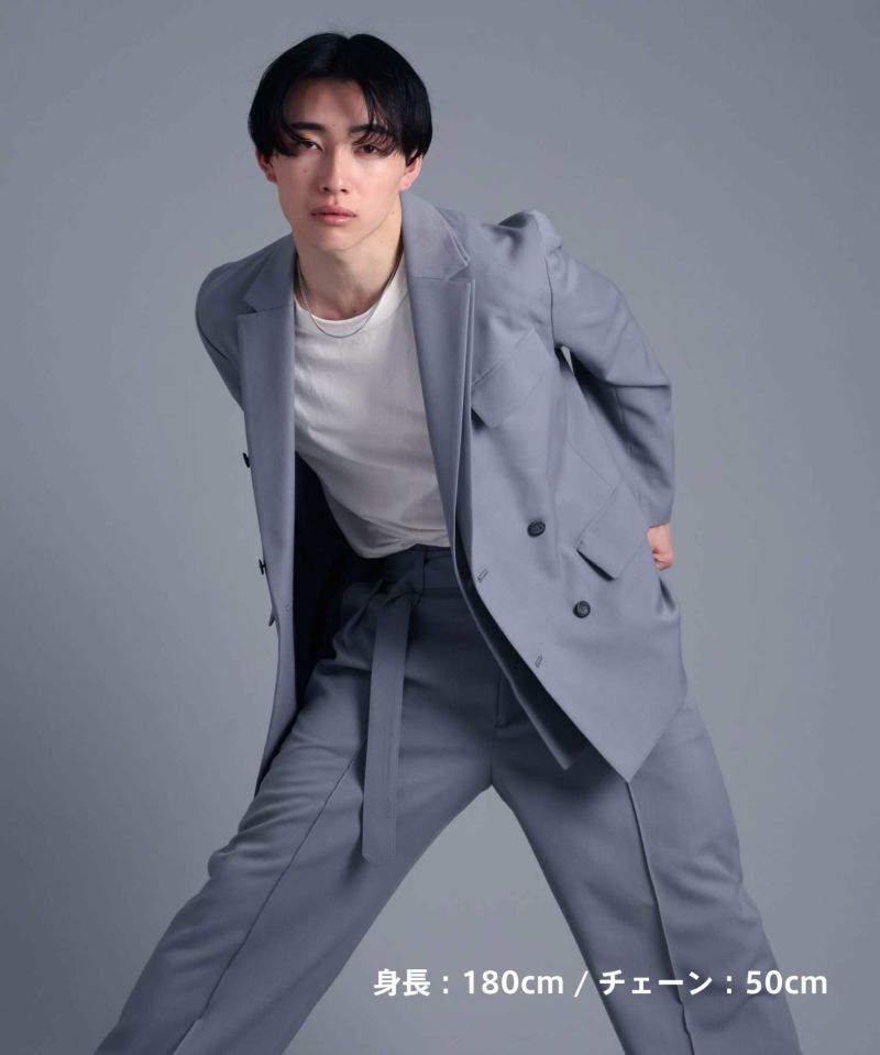 BASIC”ラージシルバーチェーンネックレス/丸喜平/シルバー925 BASIC”ラージシルバーチェーンネックレス/丸喜平/シルバー925