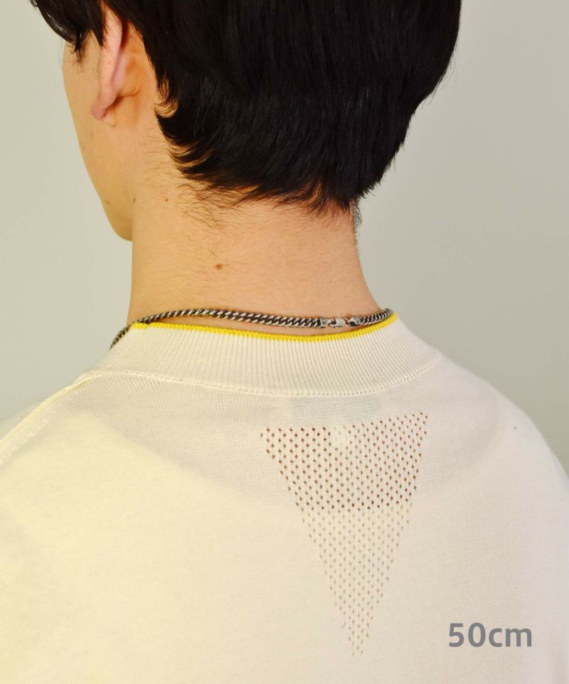 EXラージシルバーチェーンネックレス/丸喜平/シルバー925