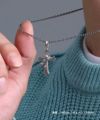 ハウリングクロスネックレス/S SIZE/シルバー925