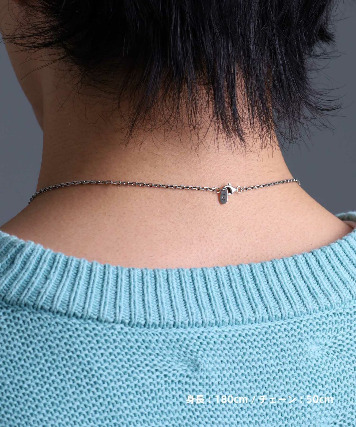 ハウリングクロスネックレス/S SIZE/シルバー925