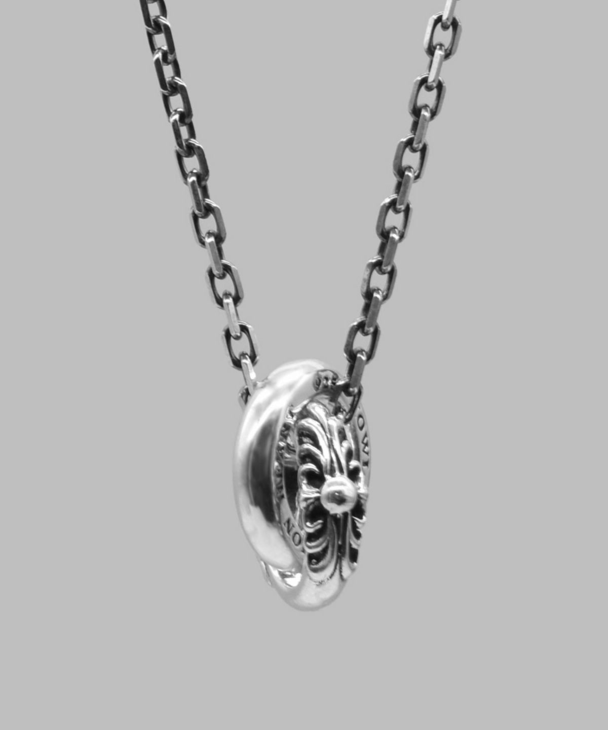 エンパイアダブルリングネックレス/シルバー925