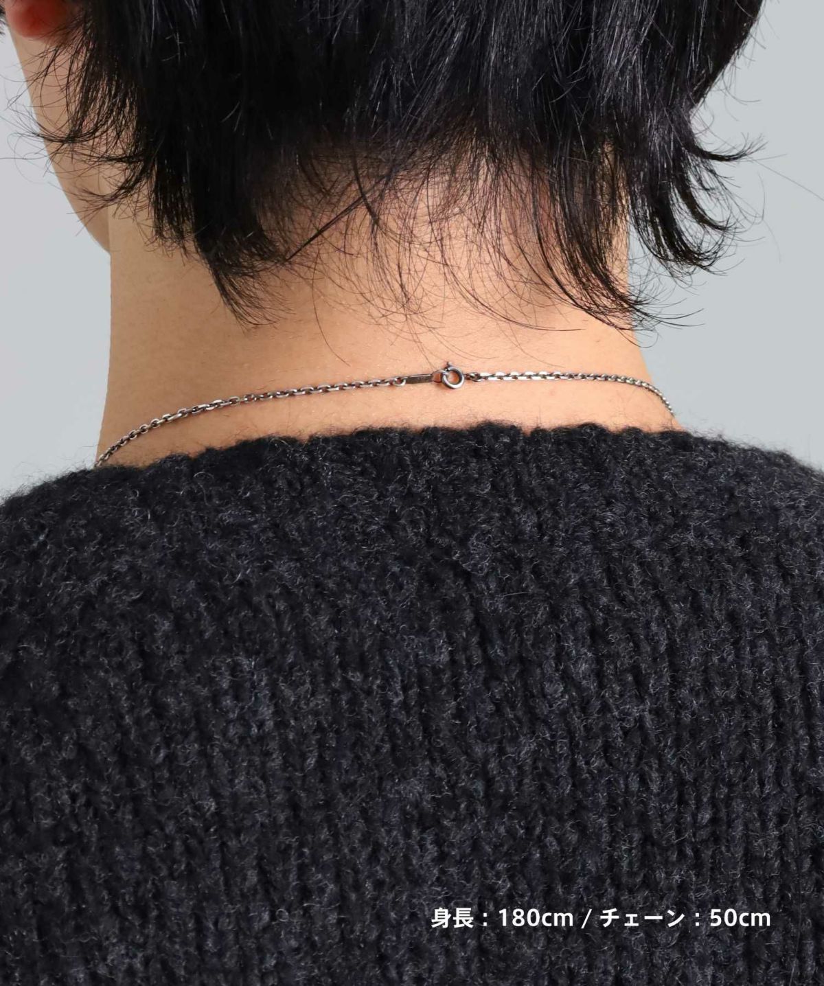 エンパイアダブルリングネックレス/シルバー925