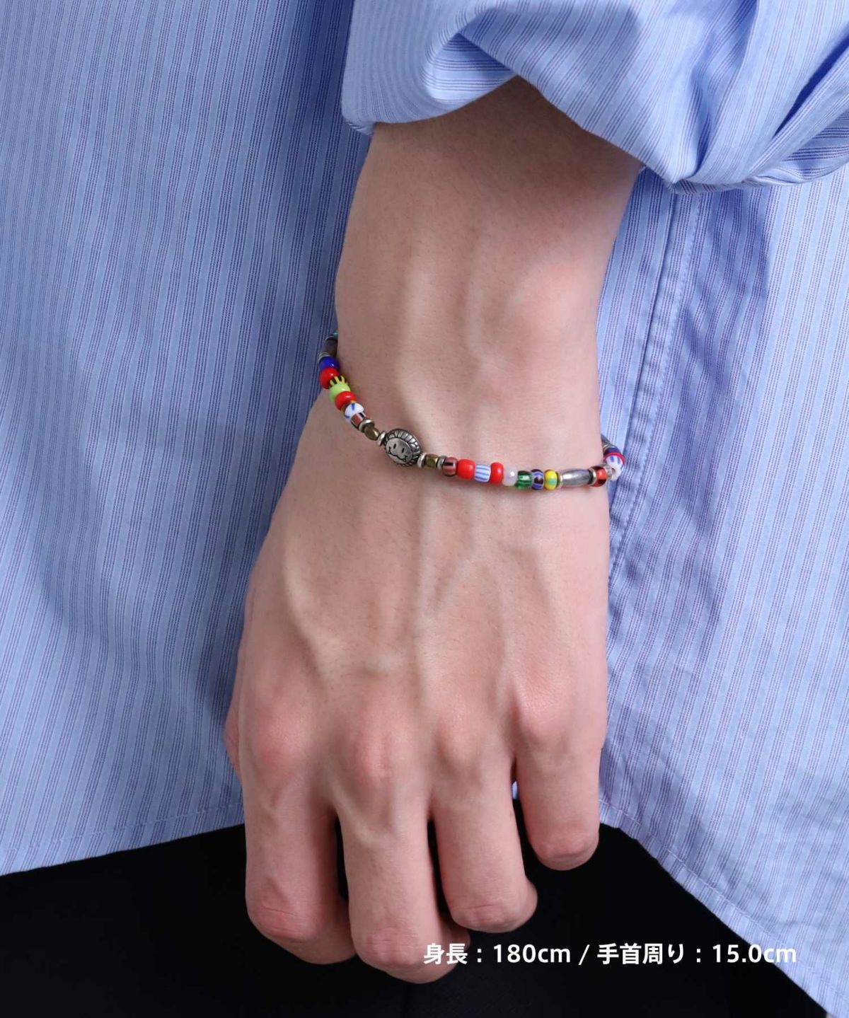 LION HEART × SunKu コラボブレスレット/ガラスビーズ/2023年モデル