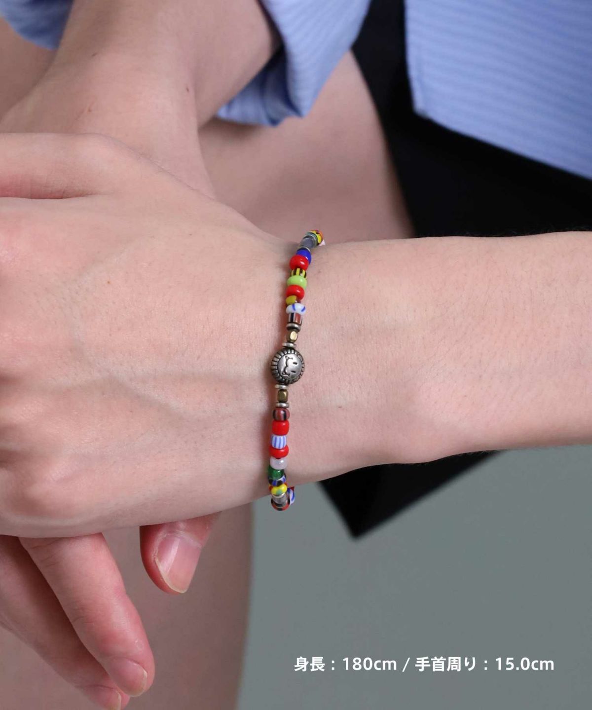 LION HEART × SunKu コラボブレスレット/ガラスビーズ/2023年モデル