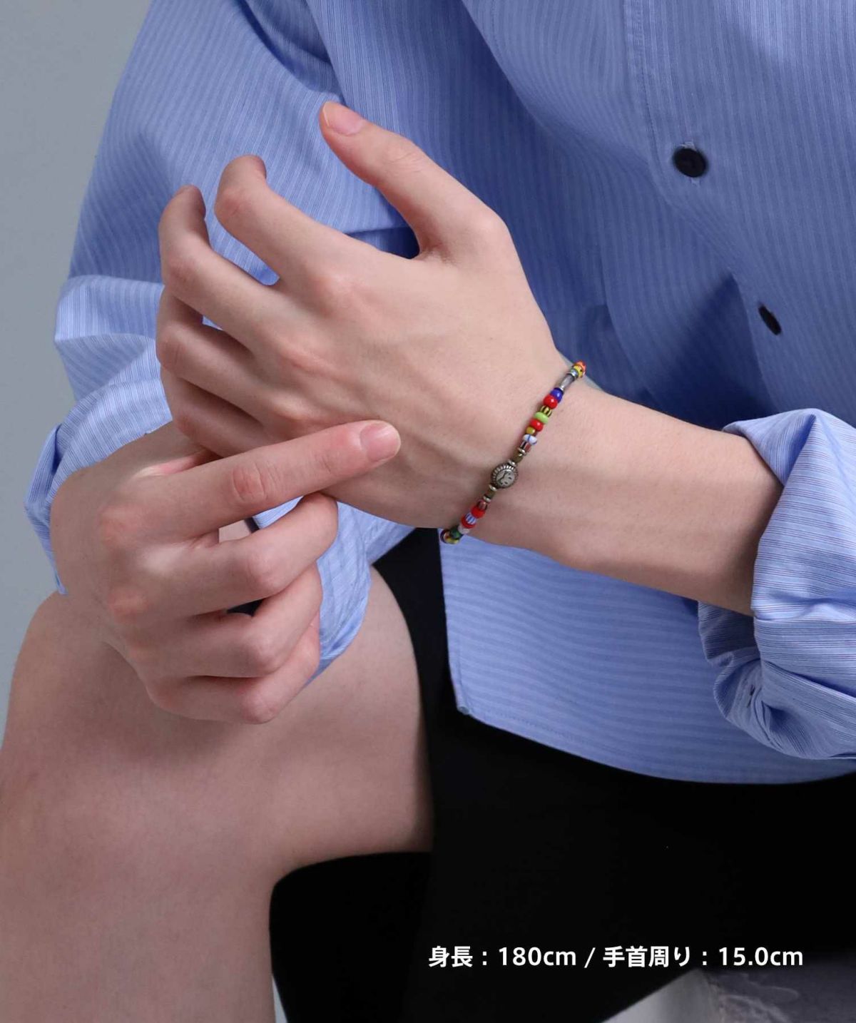 LION HEART × SunKu コラボブレスレット/ガラスビーズ/2023年モデル