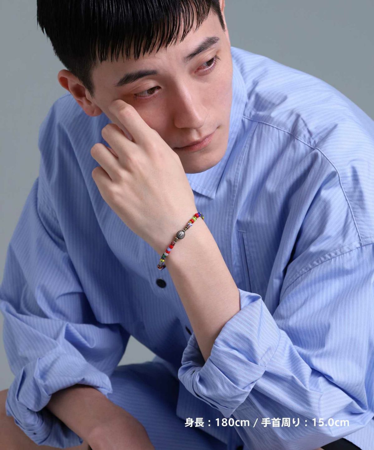 LION HEART × SunKu コラボブレスレット/ガラスビーズ/2023年モデル