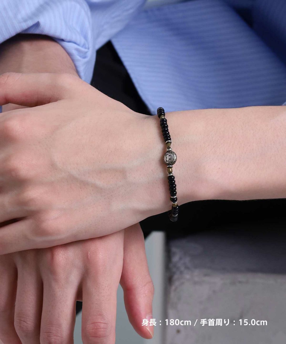 LION HEART × SunKu コラボブレスレット/オニキス/2023年モデル