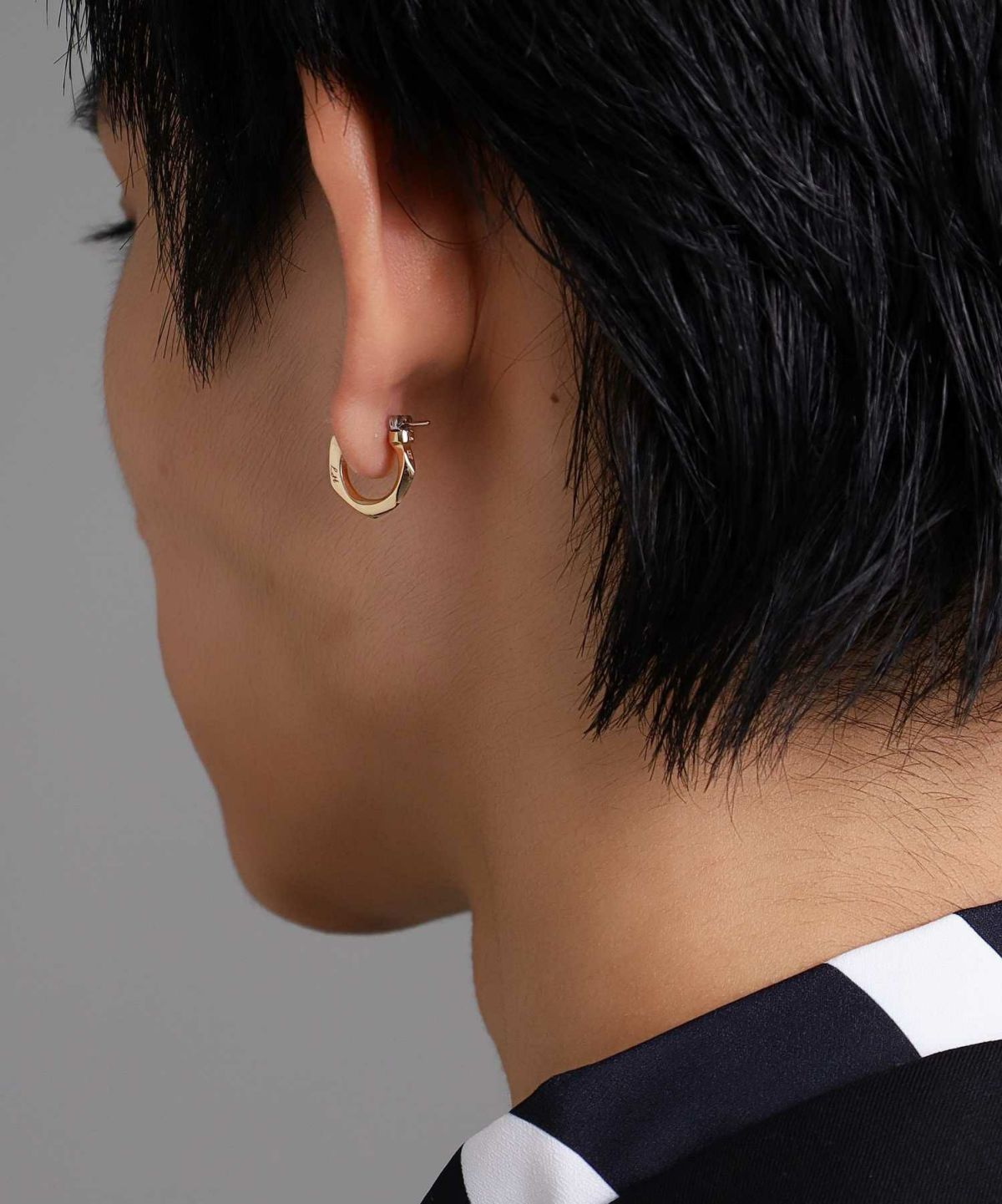 クロッシングピアス/リトルフラグメント/K10ゴールド