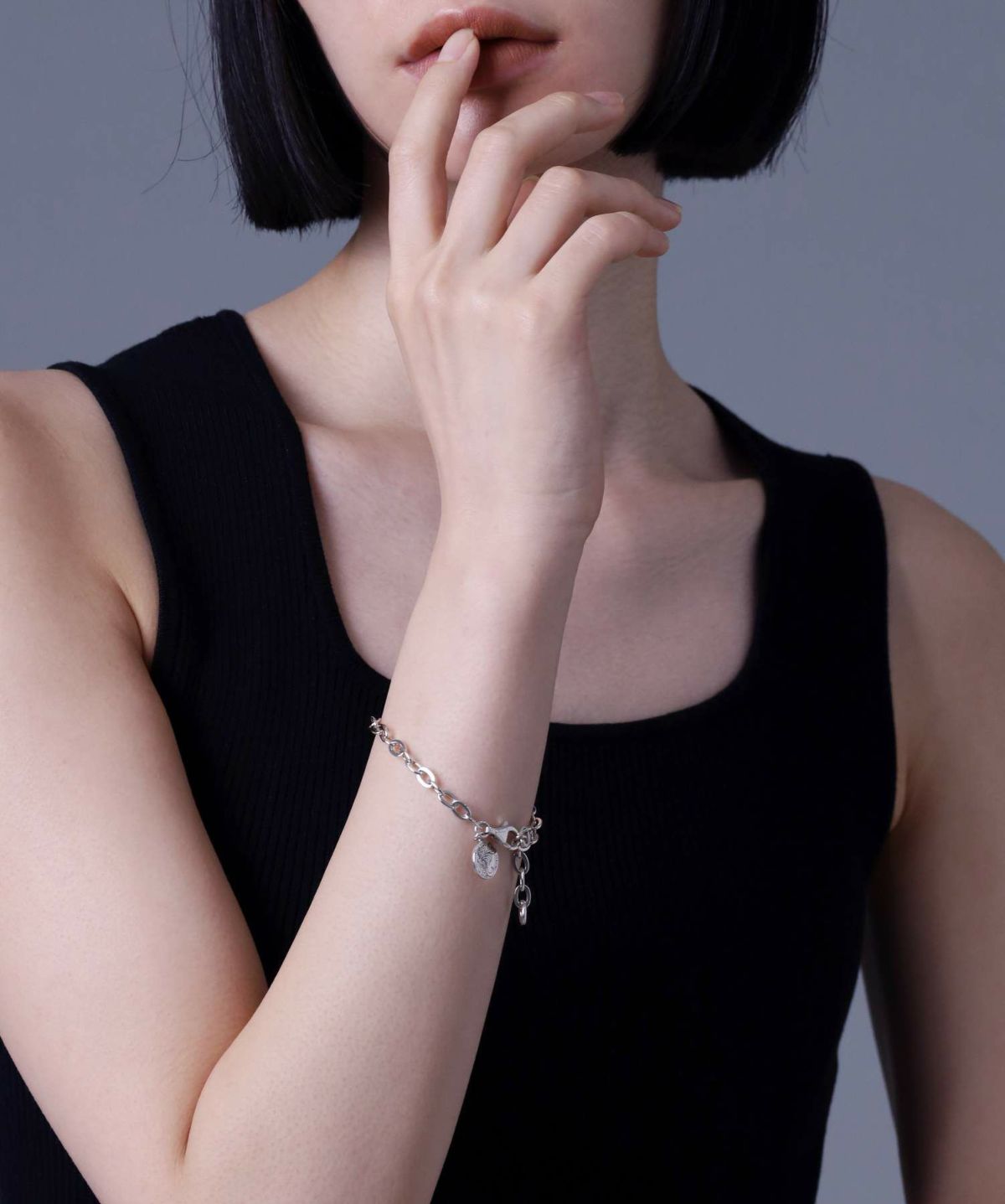 ファインチェーンブレスレット/HOWL/シルバー925