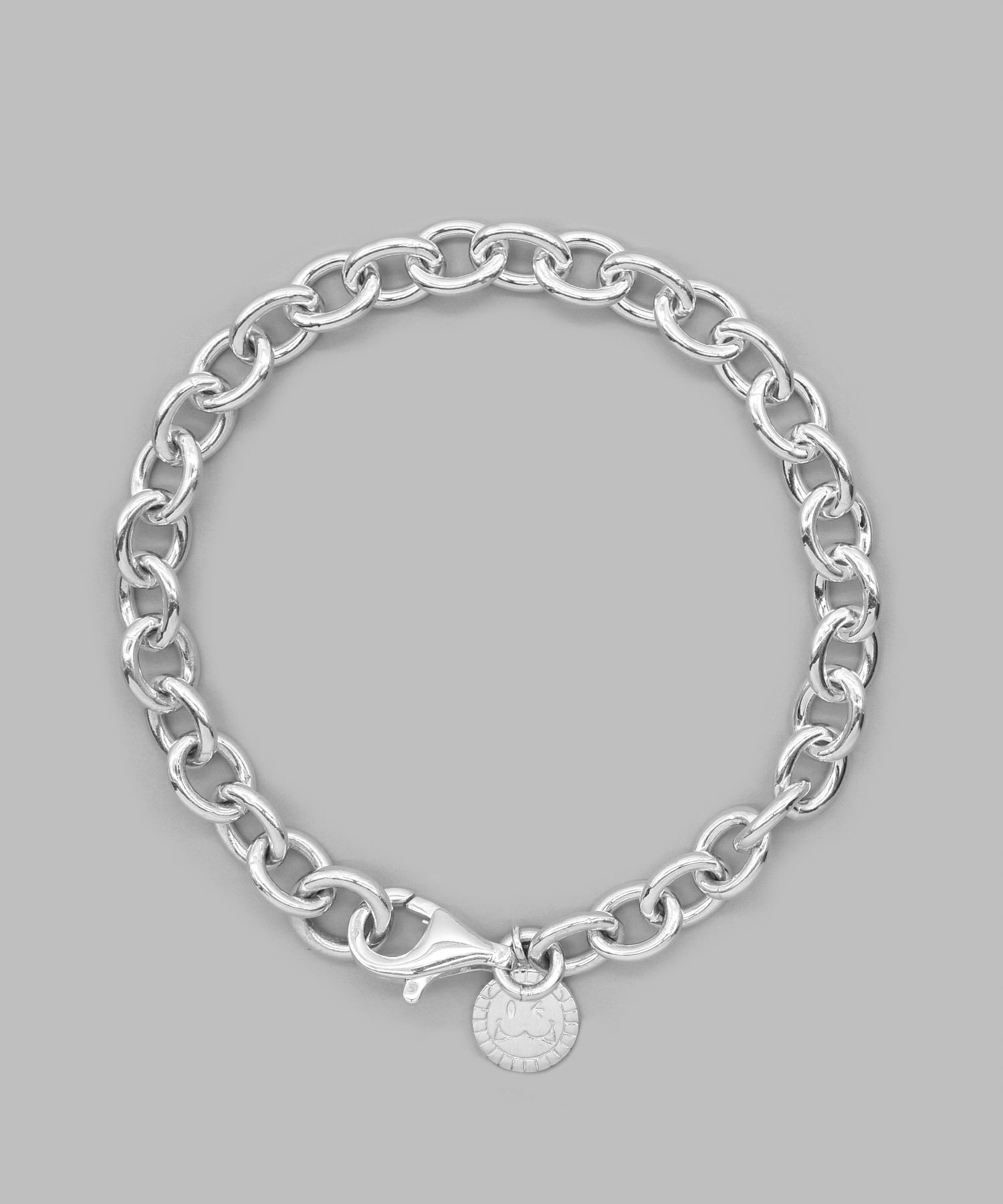 誤差はご容赦下さいませLION HEART Silver Link Bracelet 925