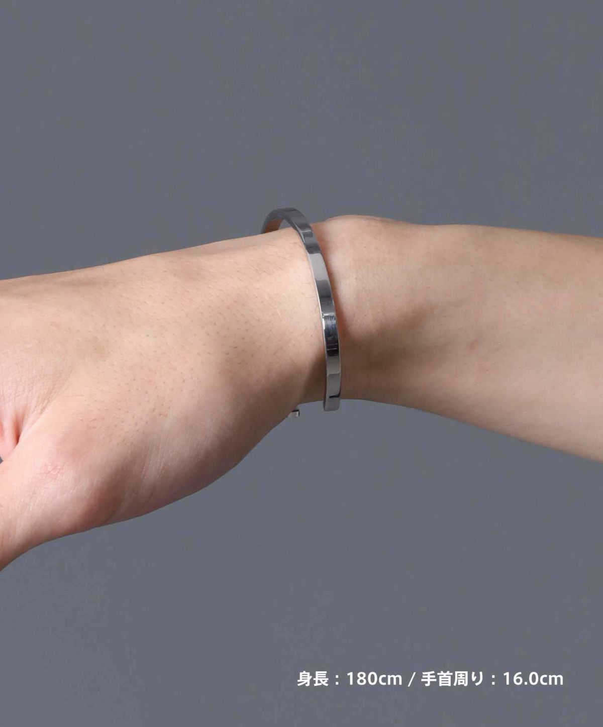 【WEB限定】スクエアバングル/サージカルステンレス316L（金属アレルギー対応）