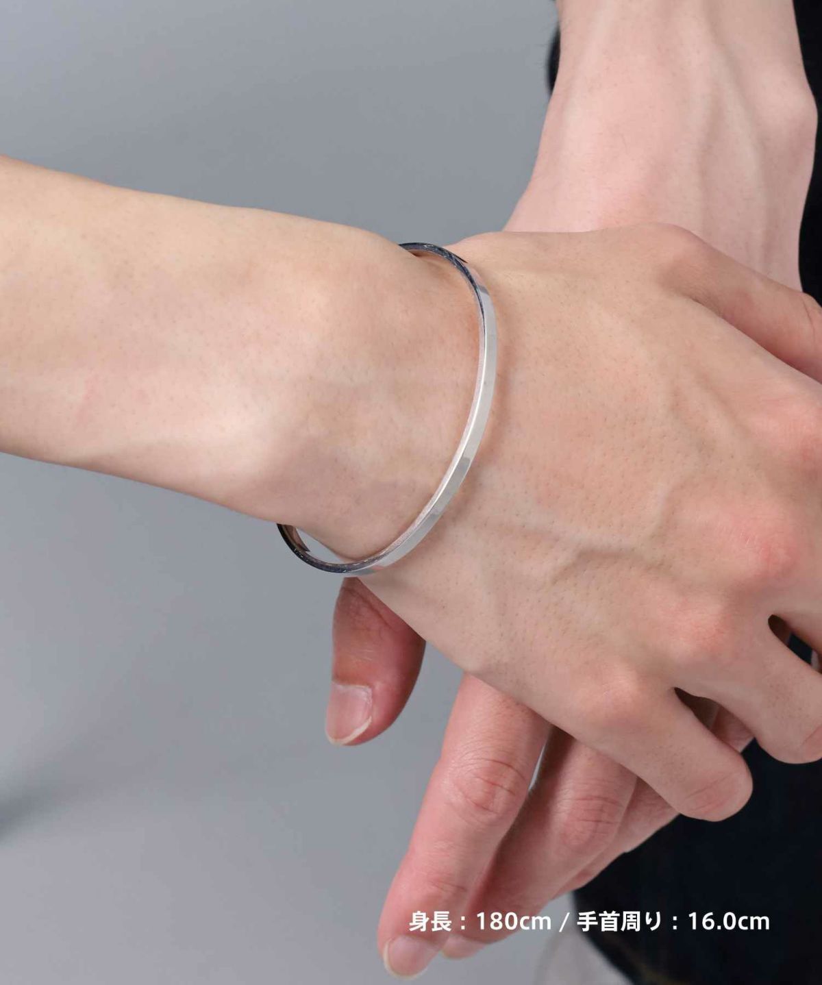 【WEB限定】スクエアバングル/サージカルステンレス316L（金属アレルギー対応）