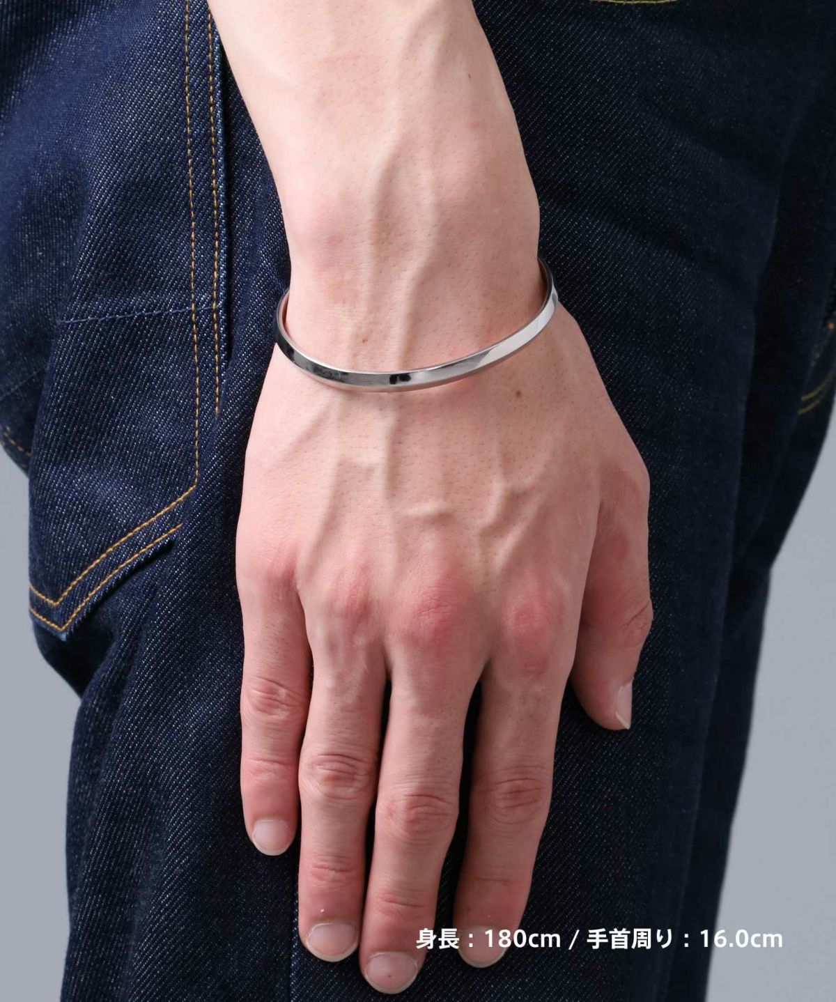 【WEB限定】ケンワンバングル/サージカルステンレス316L（金属アレルギー対応）