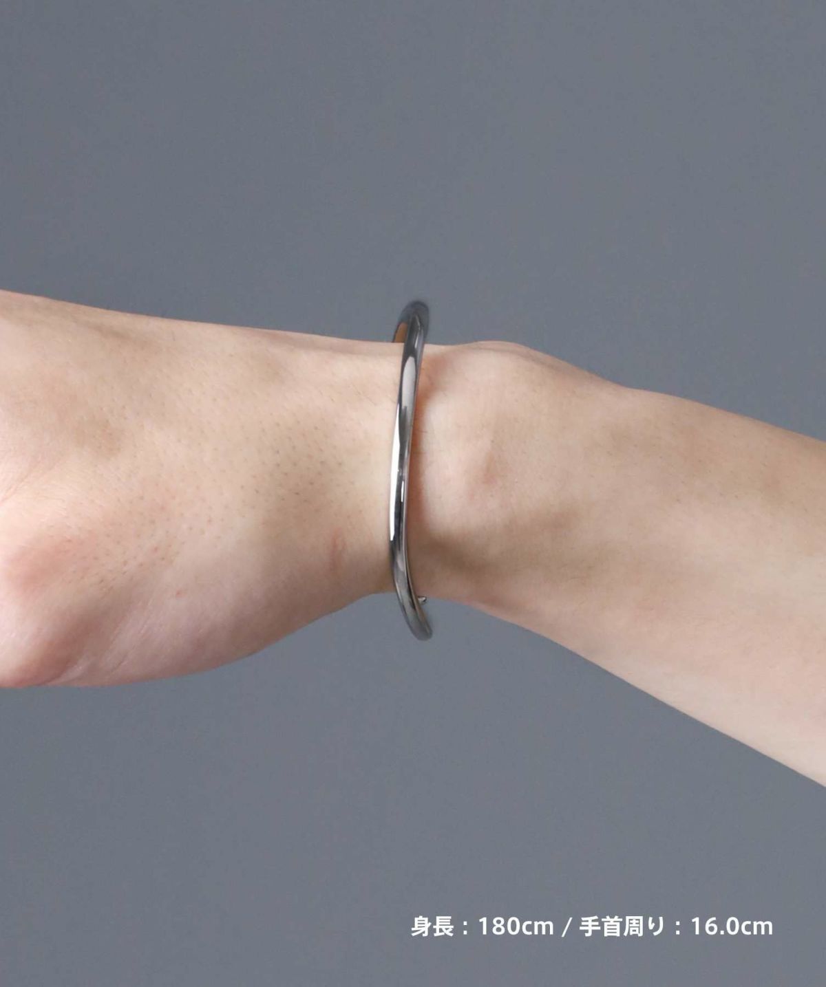 【WEB限定】ウェーブバングル/サージカルステンレス316L（金属アレルギー対応）