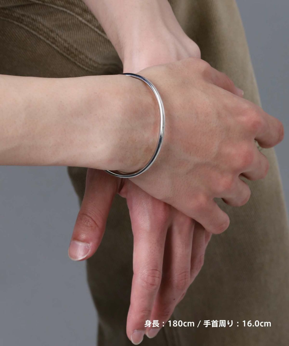 【WEB限定】ウェーブバングル/サージカルステンレス316L（金属アレルギー対応）