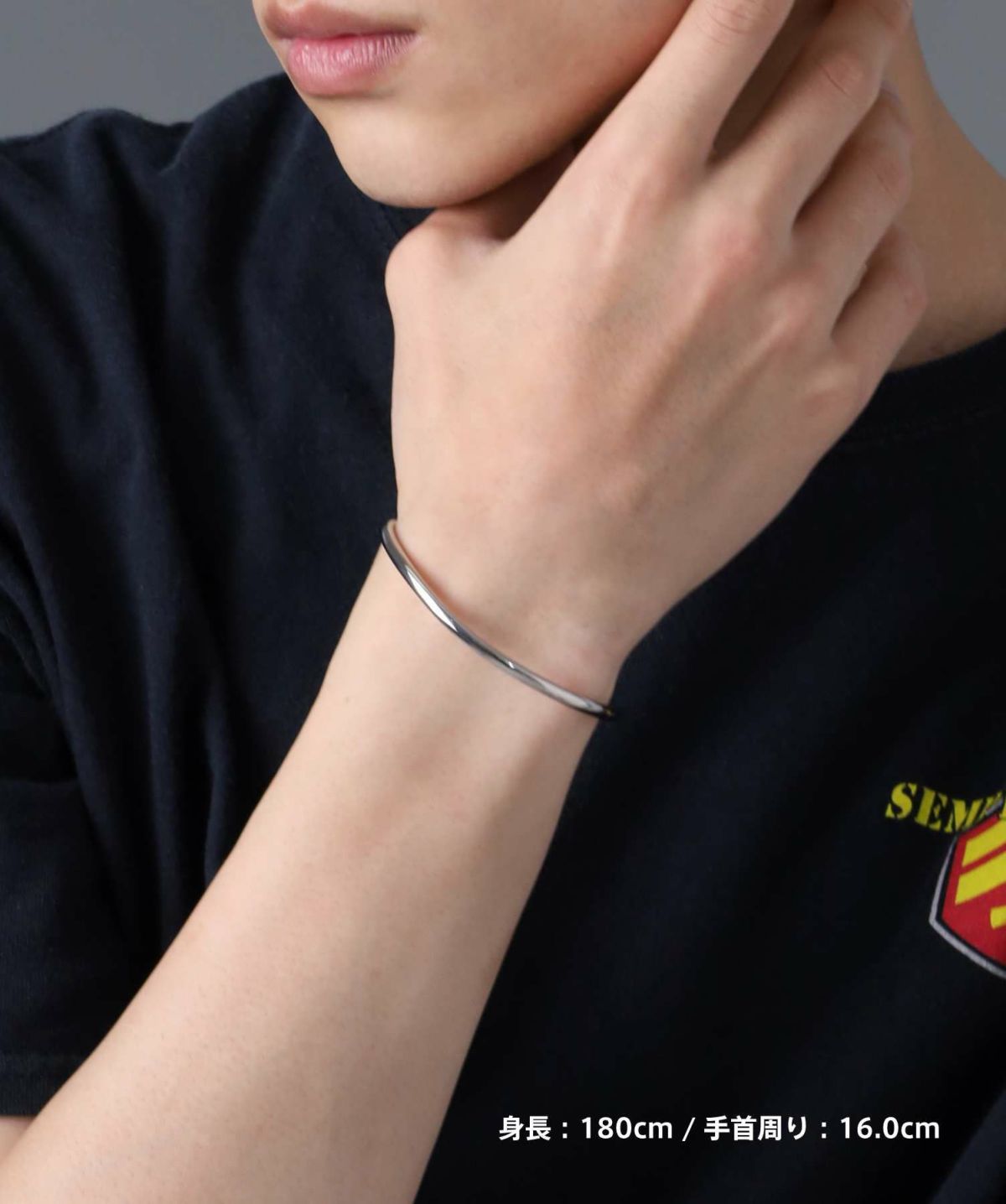 【WEB限定】ウェーブバングル/サージカルステンレス316L（金属アレルギー対応）