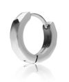 【WEB限定】カッティングフープピアス/シルバー×ブラック/サージカルステンレス316L（金属アレルギー対応）
