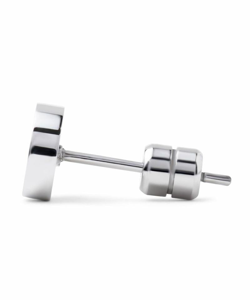 【WEB限定】サークルコインスタッズピアス/シルバー/サージカルステンレス316L（金属アレルギー対応）
