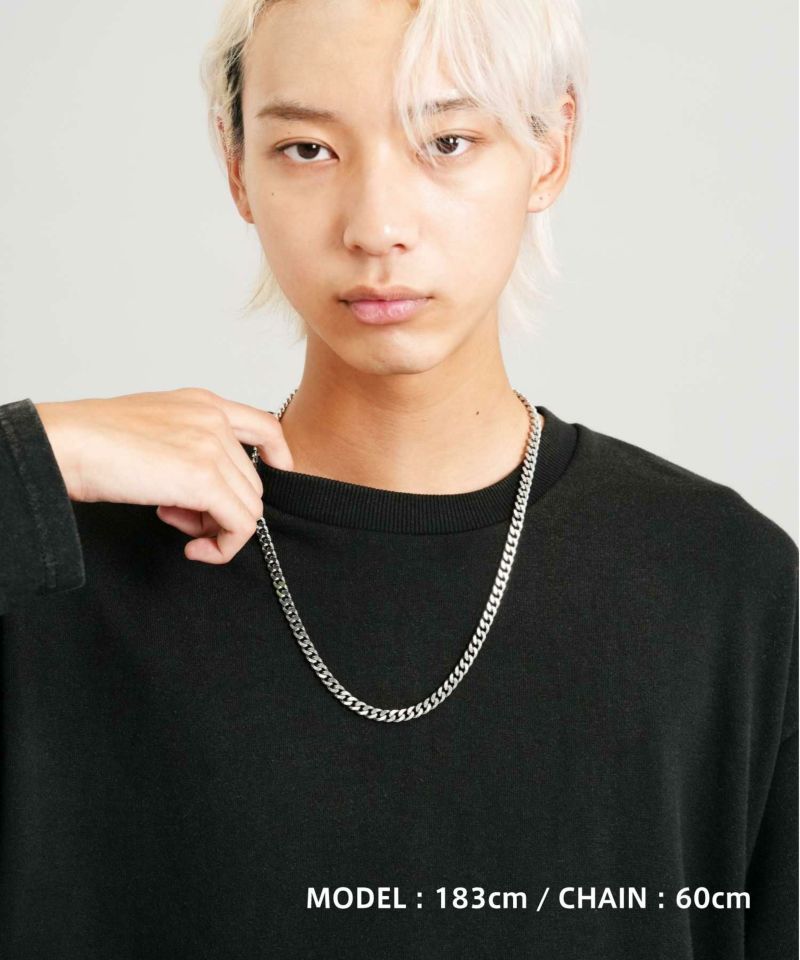 限定展開】ボリュームチェーンネックレス/カット喜平0.69cm