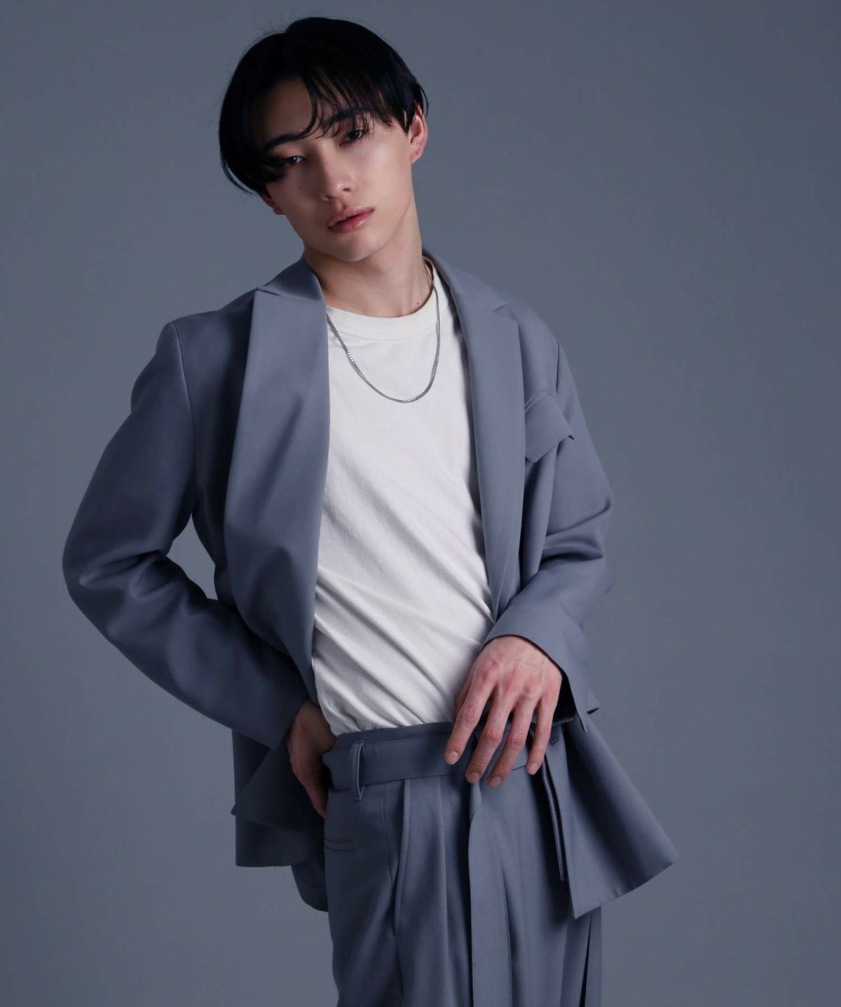 【WEB限定】チェーンネックレス/3.5mm幅カット喜平/サージカルステンレス316L（金属アレルギー対応）