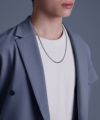 【WEB限定】チェーンネックレス/3.5mm幅カット喜平/サージカルステンレス316L（金属アレルギー対応）