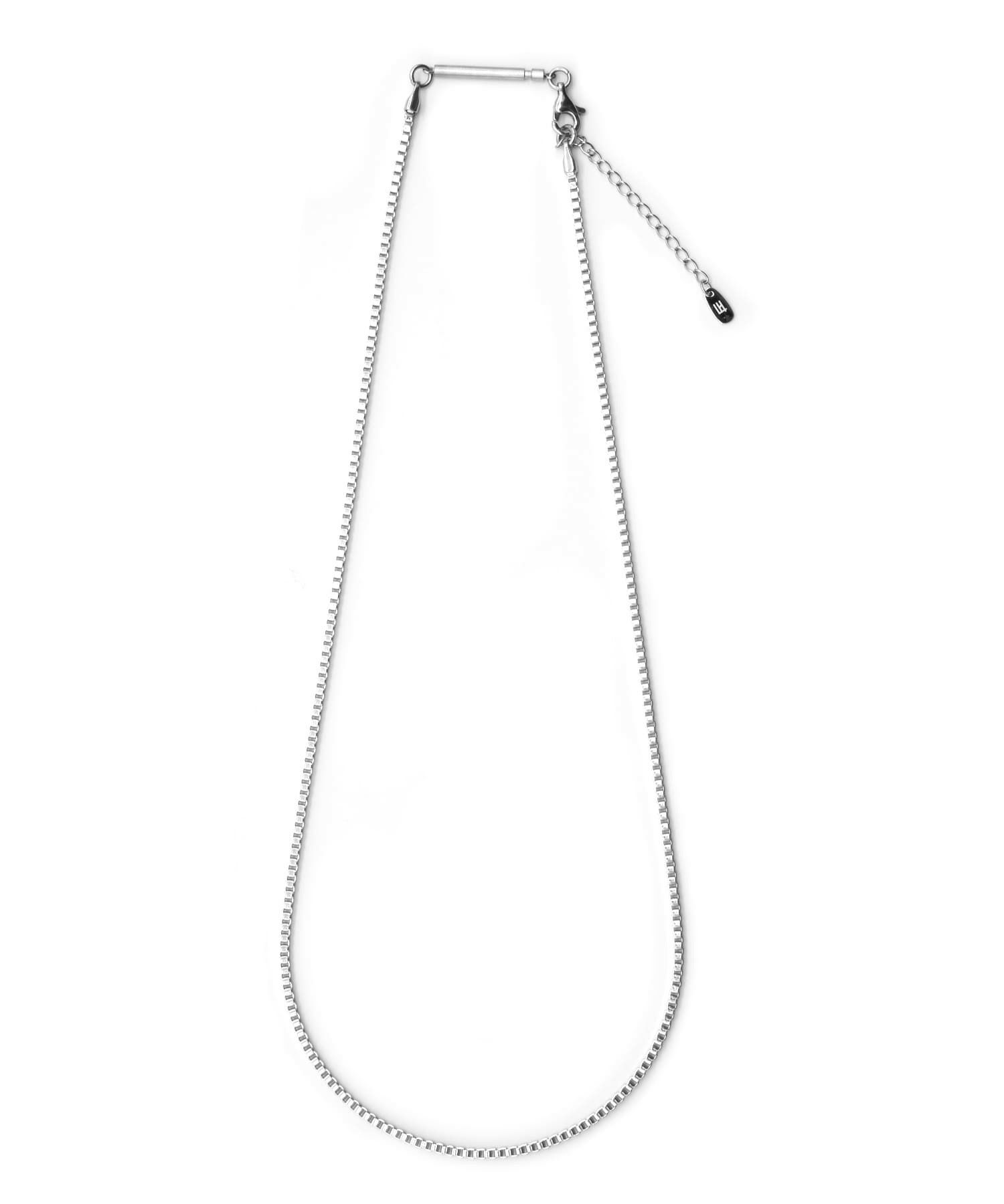 WEB限定】slenderyチェーンネックレス/ベネチアンチェーン/シルバー×ブラック/サージカルステンレス316L（金属アレルギー対応）  ライオンハート(LION HEART)公式通販サイト メンズシルバーアクセサリー