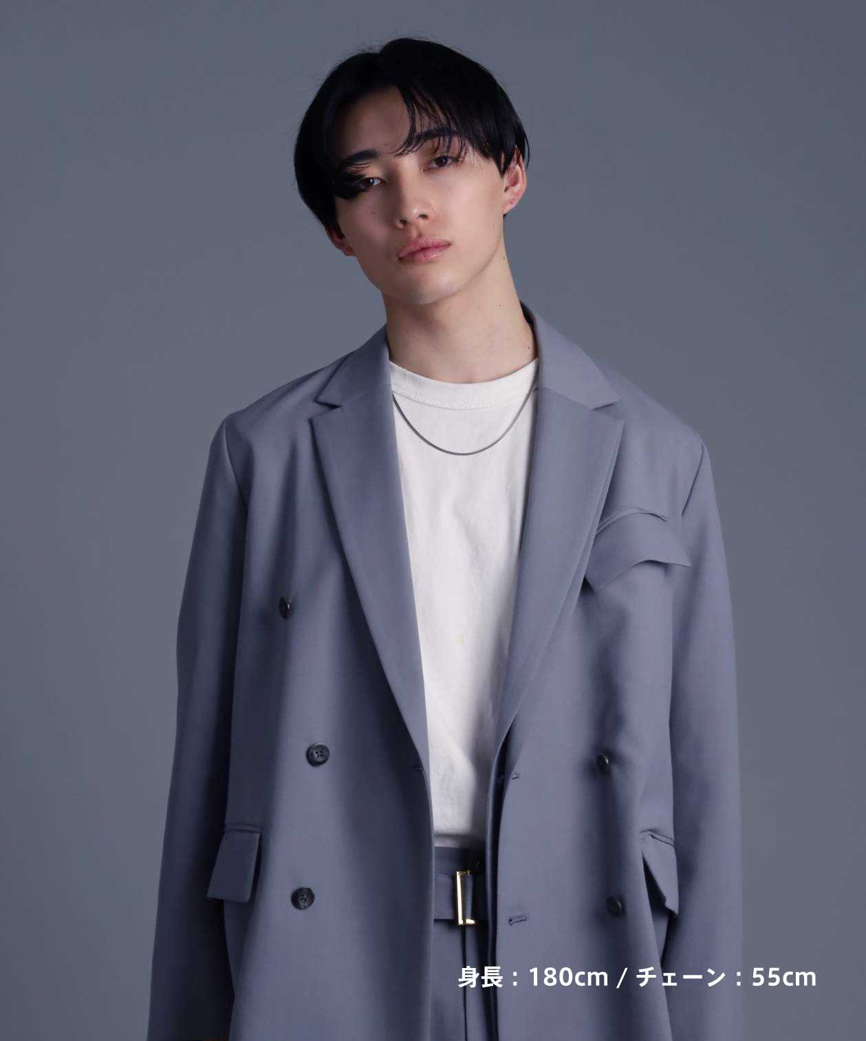 【WEB限定】slenderyチェーンネックレス/ベネチアンチェーン/シルバー/サージカルステンレス316L（金属アレルギー対応）