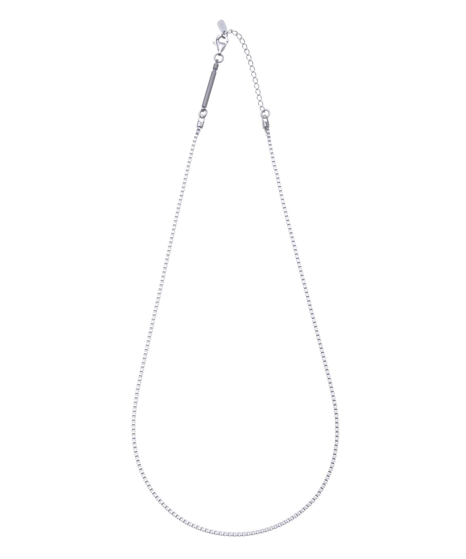 【WEB限定】slenderyチェーンネックレス/ベネチアンチェーン/シルバー/サージカルステンレス316L（金属アレルギー対応）