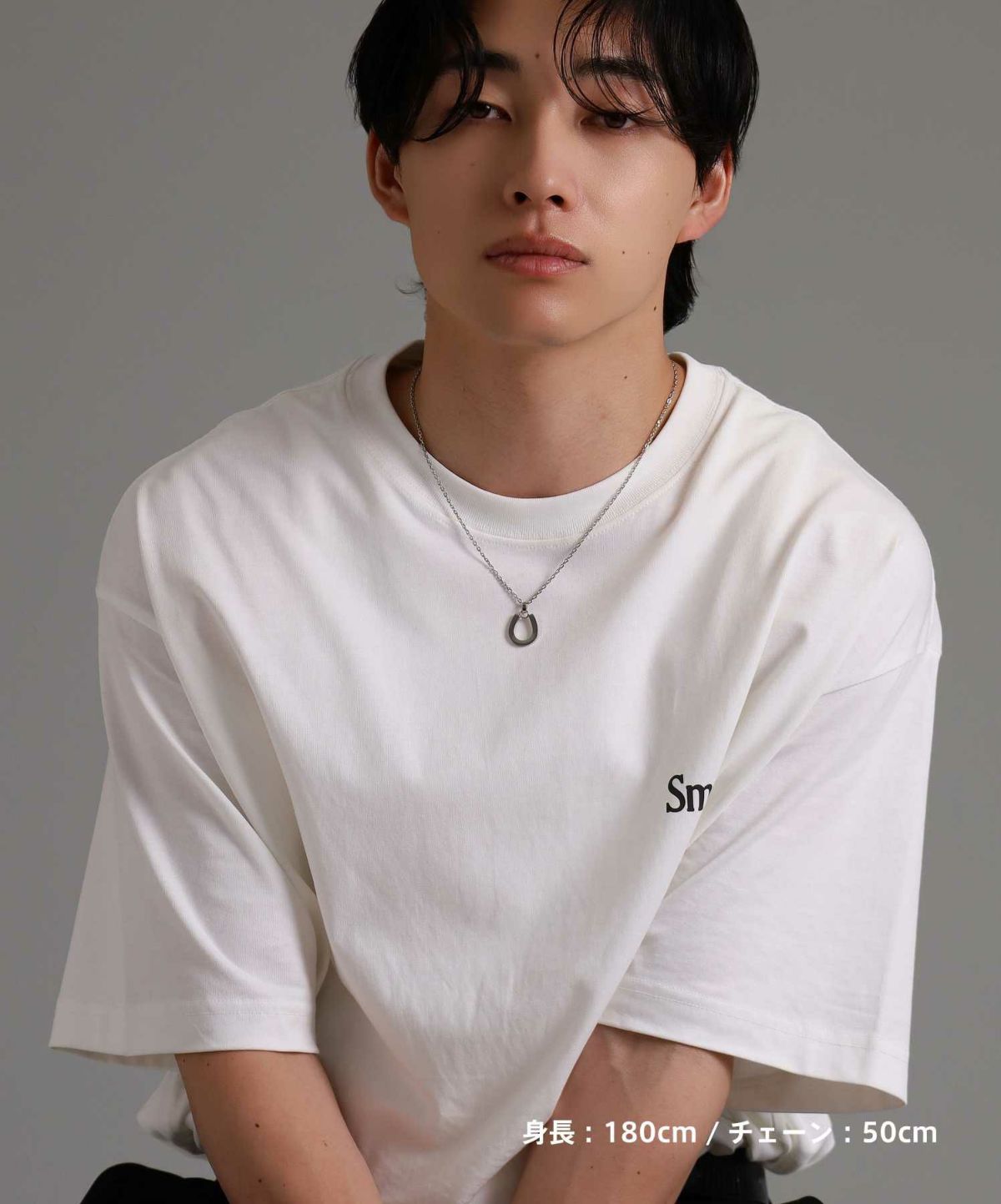 【WEB限定】プレーンホースシューネックレス/サージカルステンレス316L（金属アレルギー対応）