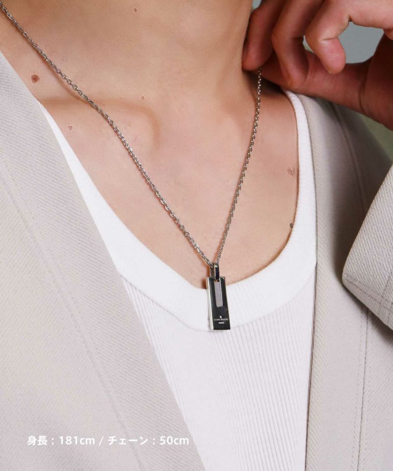 【WEB限定】デントプレートネックレス/サージカルステンレス316L（金属アレルギー対応）
