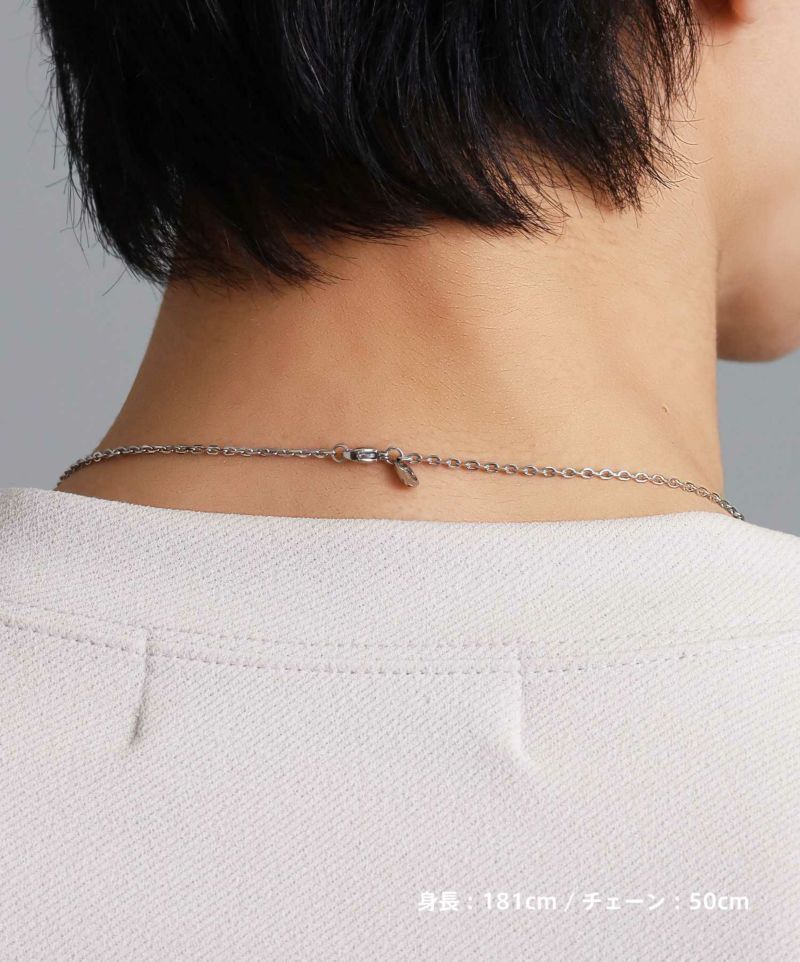 【WEB限定】デントプレートネックレス/サージカルステンレス316L（金属アレルギー対応）