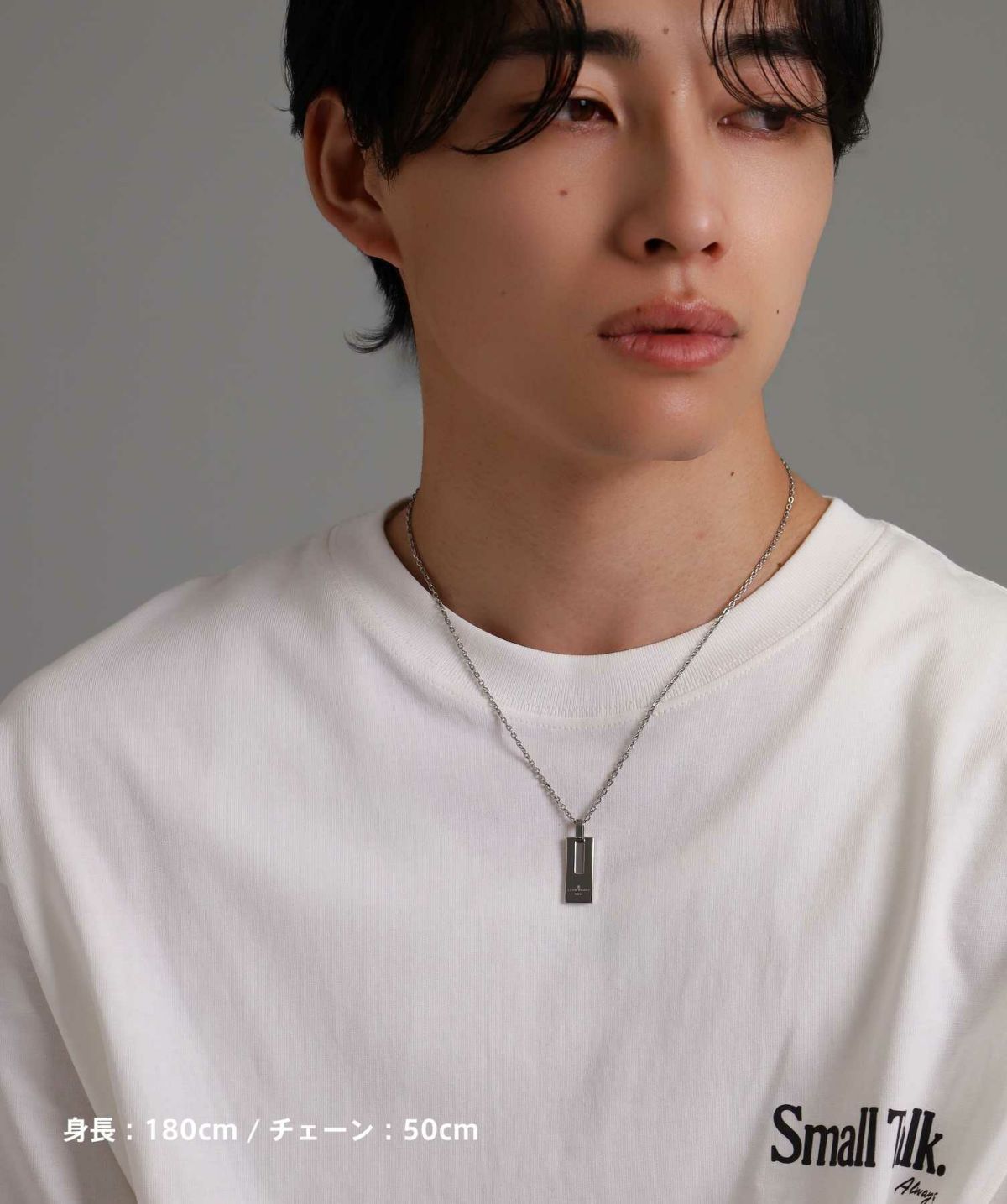 【WEB限定】デントプレートネックレス/サージカルステンレス316L（金属アレルギー対応）