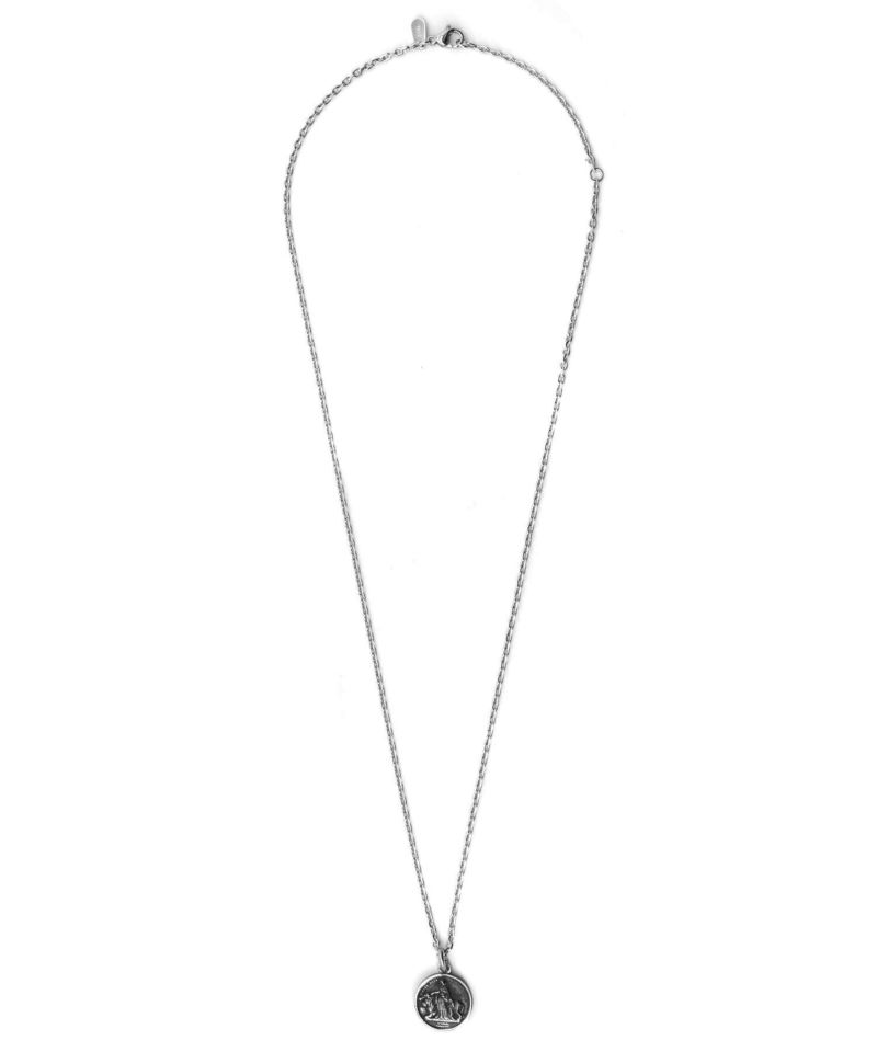 【WEB限定】ウナ＆ライオンコインネックレス/サージカルステンレス316L（金属アレルギー対応）