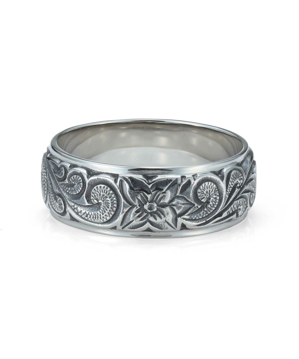 【限定展開】ワイドハワイアンリング/シルバー/サージカルステンレス316L（金属アレルギー対応）