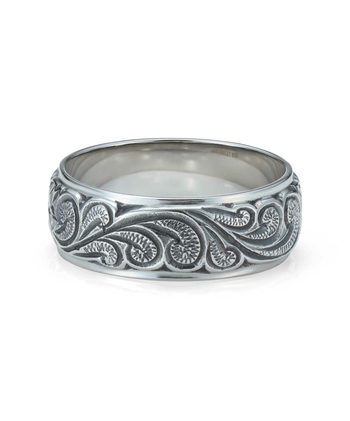 【限定展開】ワイドハワイアンリング/シルバー/サージカルステンレス316L（金属アレルギー対応）