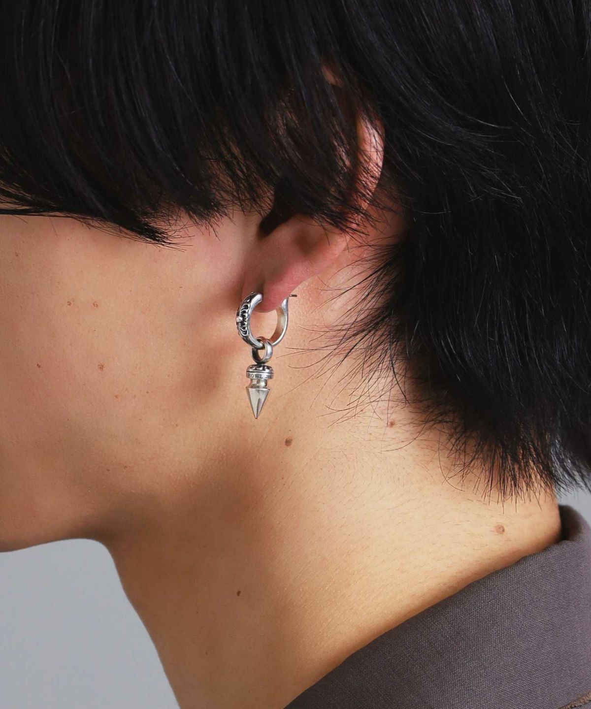  クロッシングピアス/スパイクドロップ/シルバー925