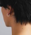 クラッチピアス/ツイストテクスチャー/シルバー925
