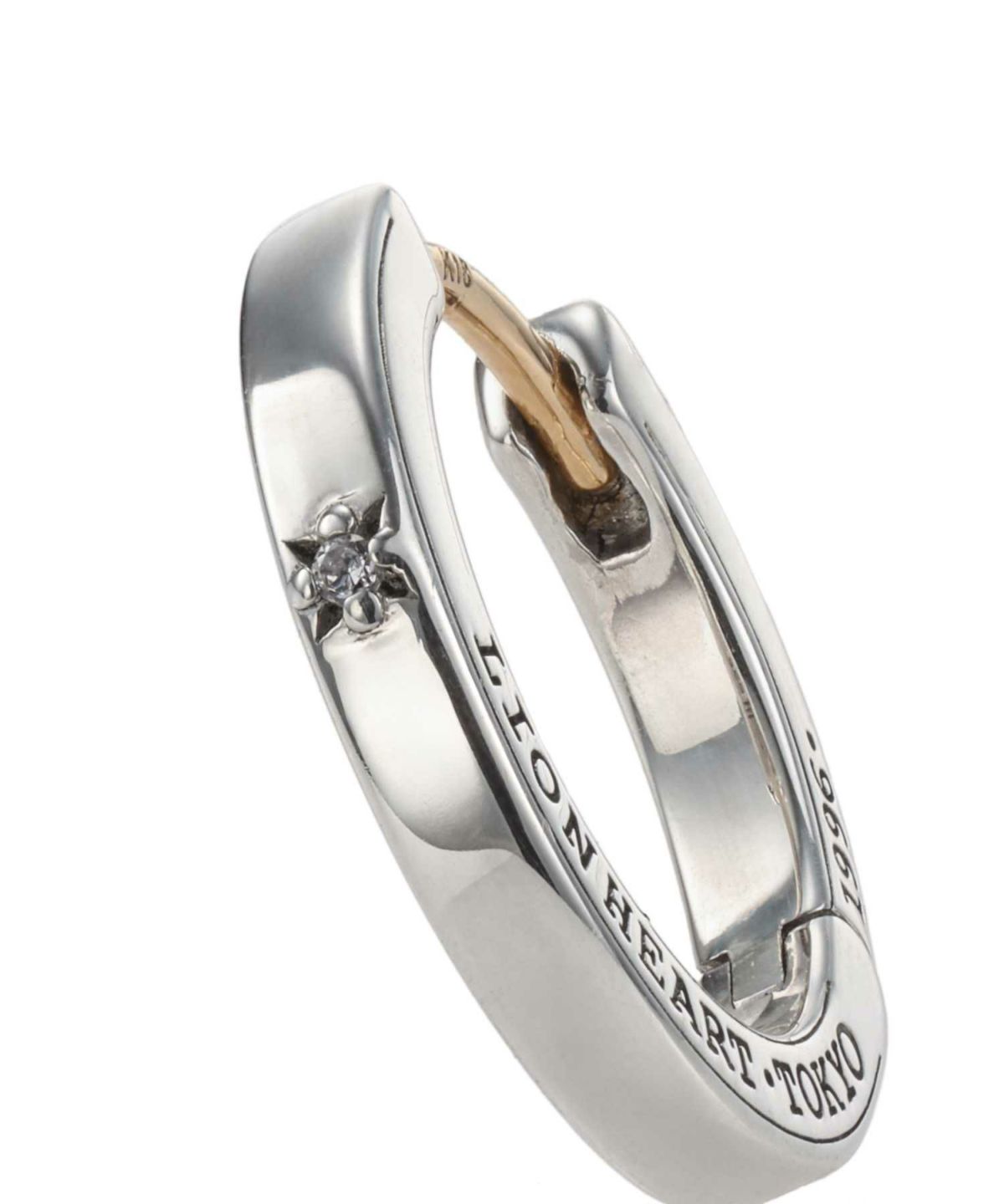 クラッチピアス/プレーンフープ/シルバー925