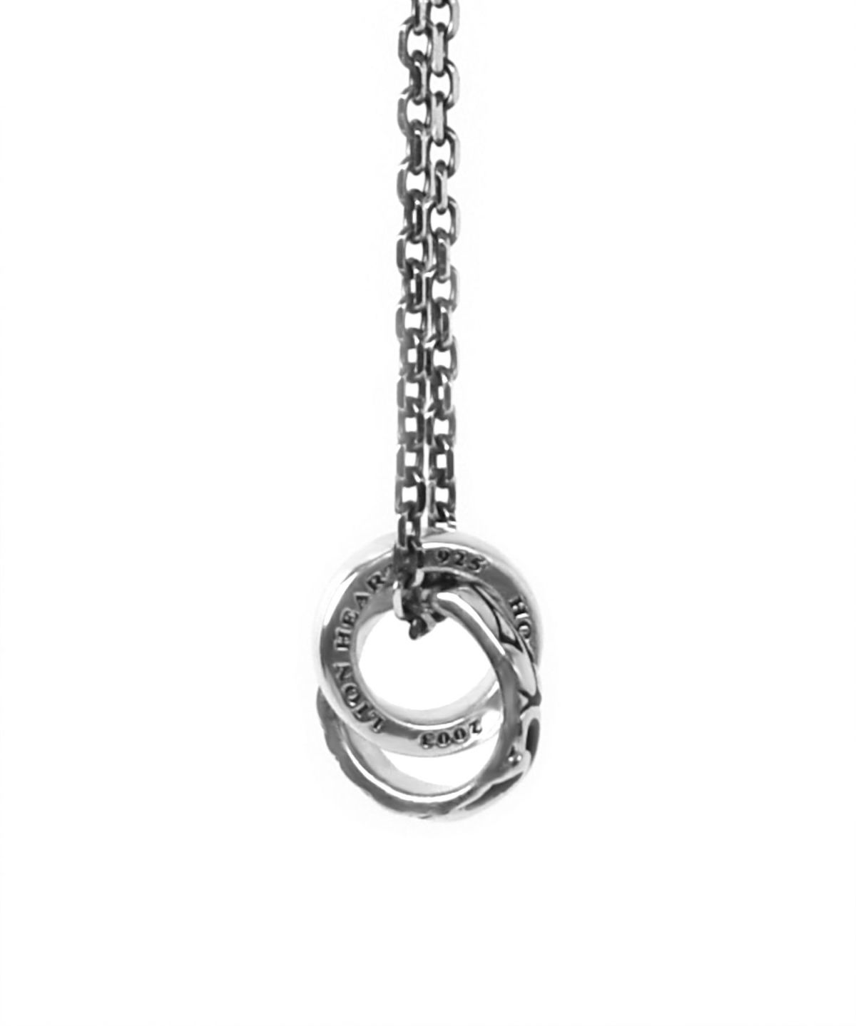 EYEダブルリングネックレス/シルバー925