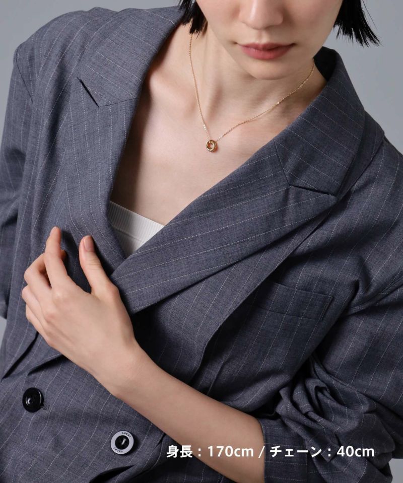 限定展開】“LH-1”eraラウンドダブルリングペアネックレス