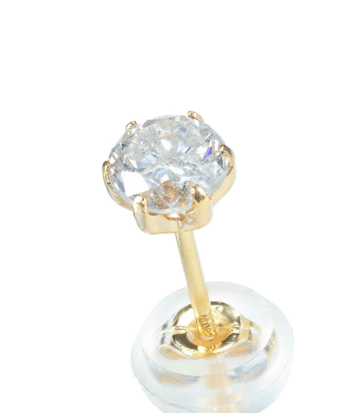 ダイヤモンドピアス/Mサイズ/K18ゴールド