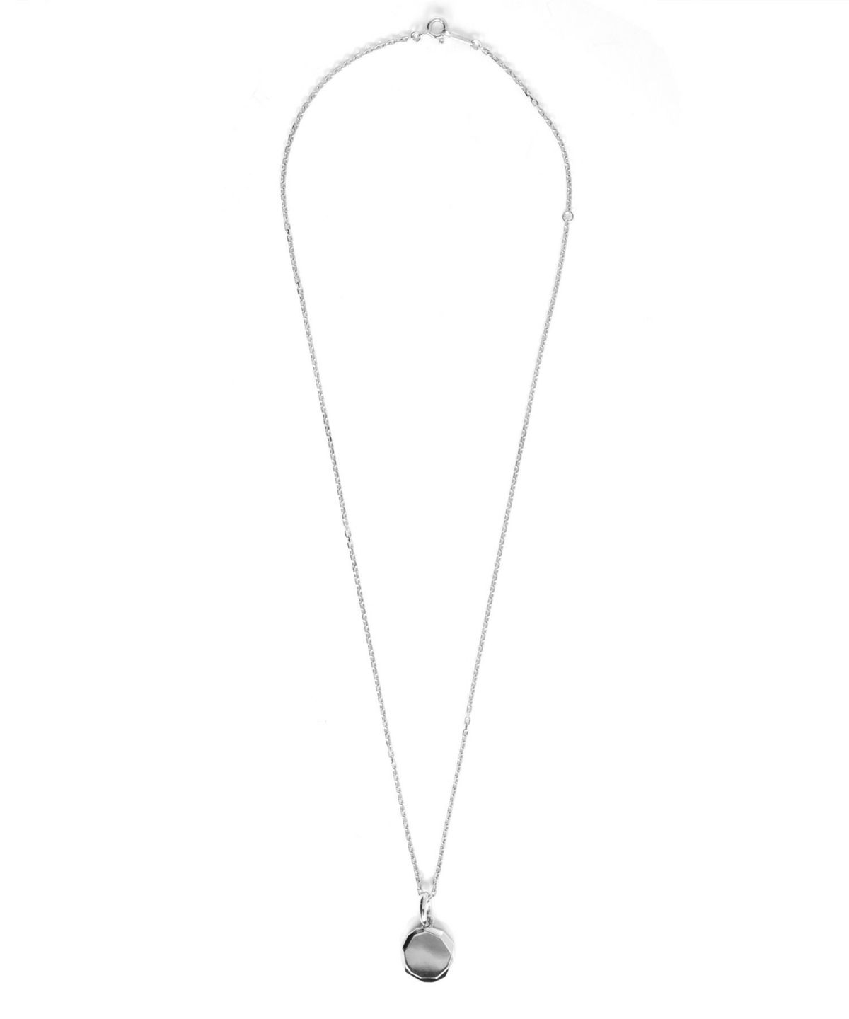 フラグメントネックレス/サイドテクスチャー/シルバー925