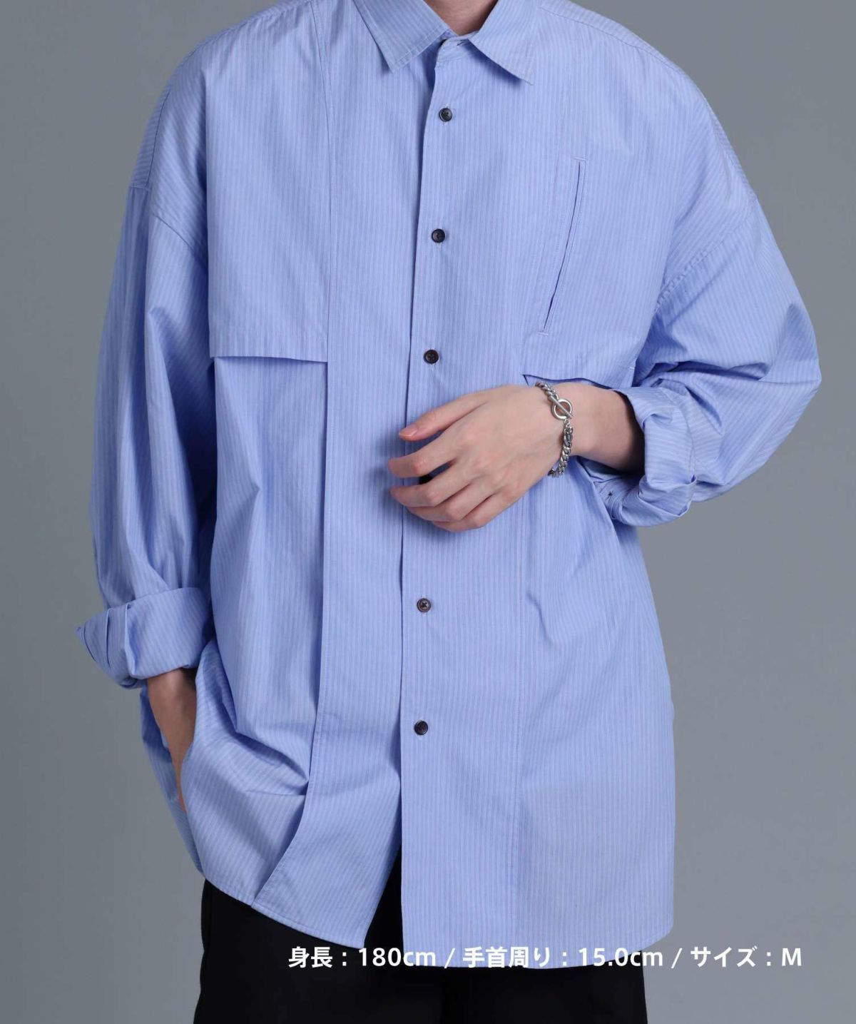 【WEB限定】ヴァリアスチェーンブレスレット/カットキヘイ/サージカルステンレス