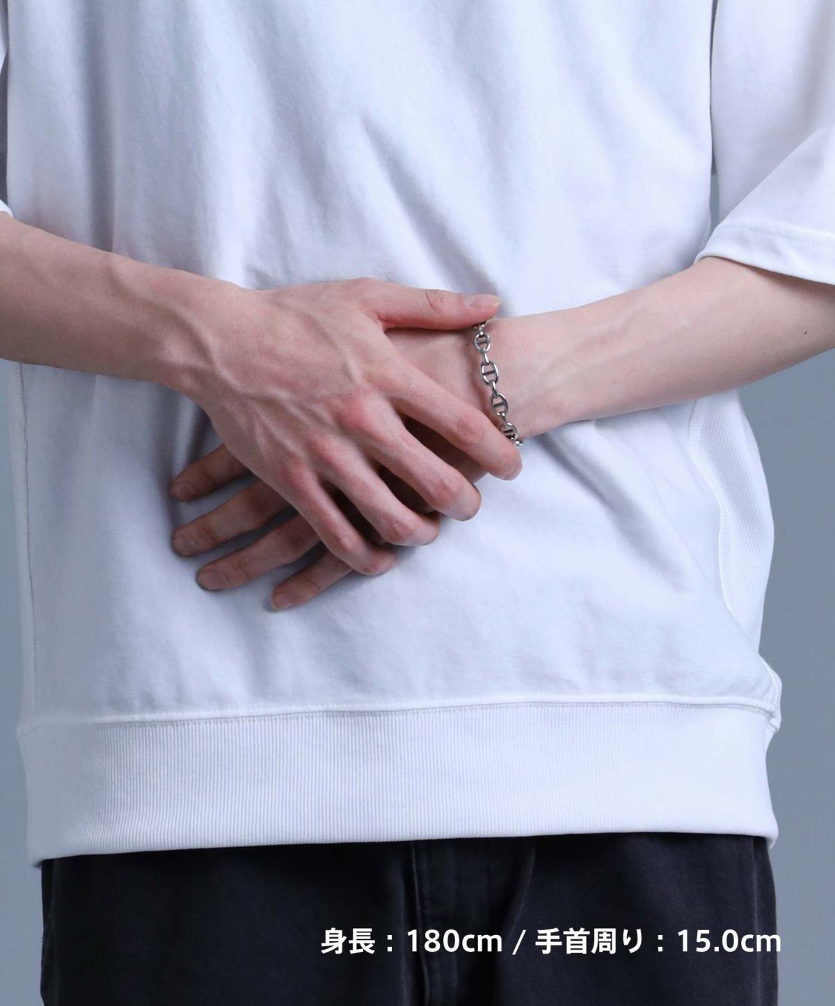 【限定展開】アンカーチェーンバングル/サージカルステンレス316L（金属アレルギー対応）