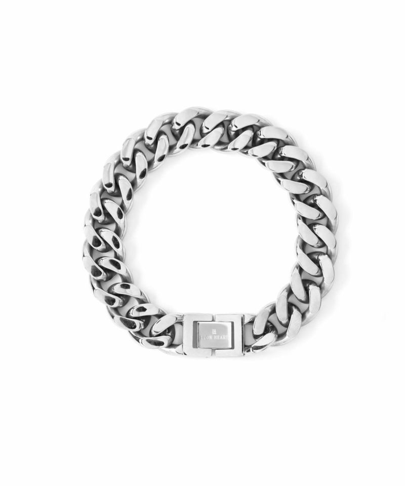 【限定展開】チャンキーチェーンブレスレットtypeA/カットキヘイ/サージカルステンレス316L（金属アレルギー対応）