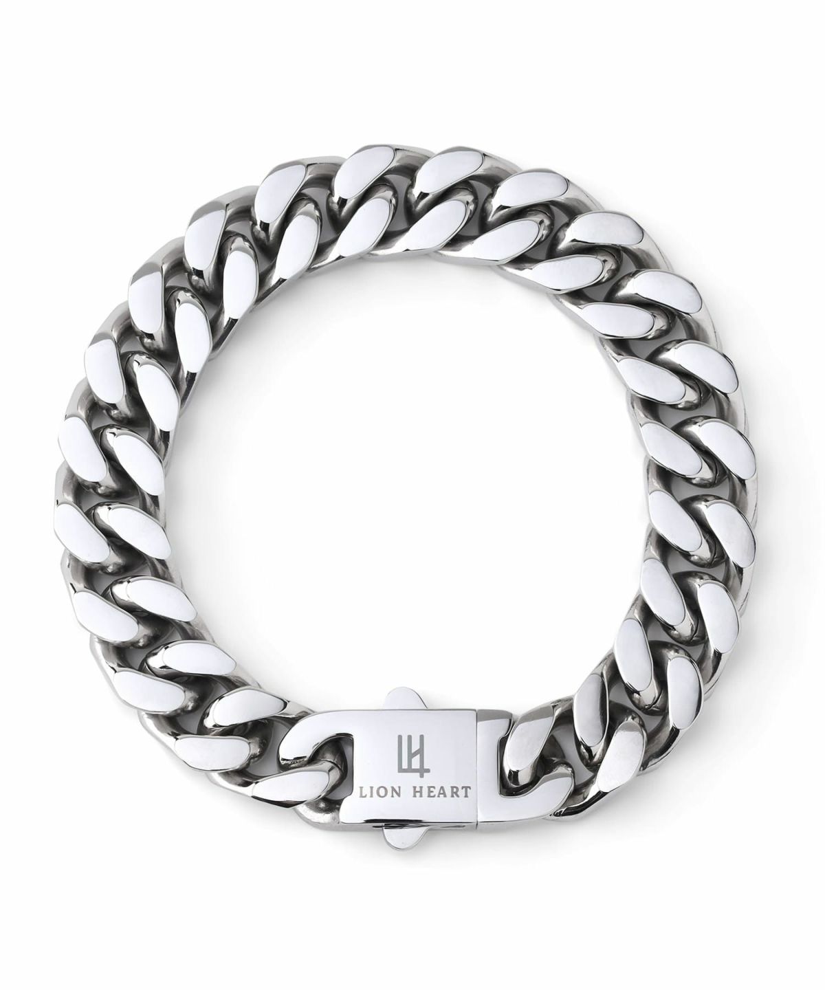 【限定展開】チャンキーチェーンブレスレットtypeB/カットキヘイ/ステンレススティール