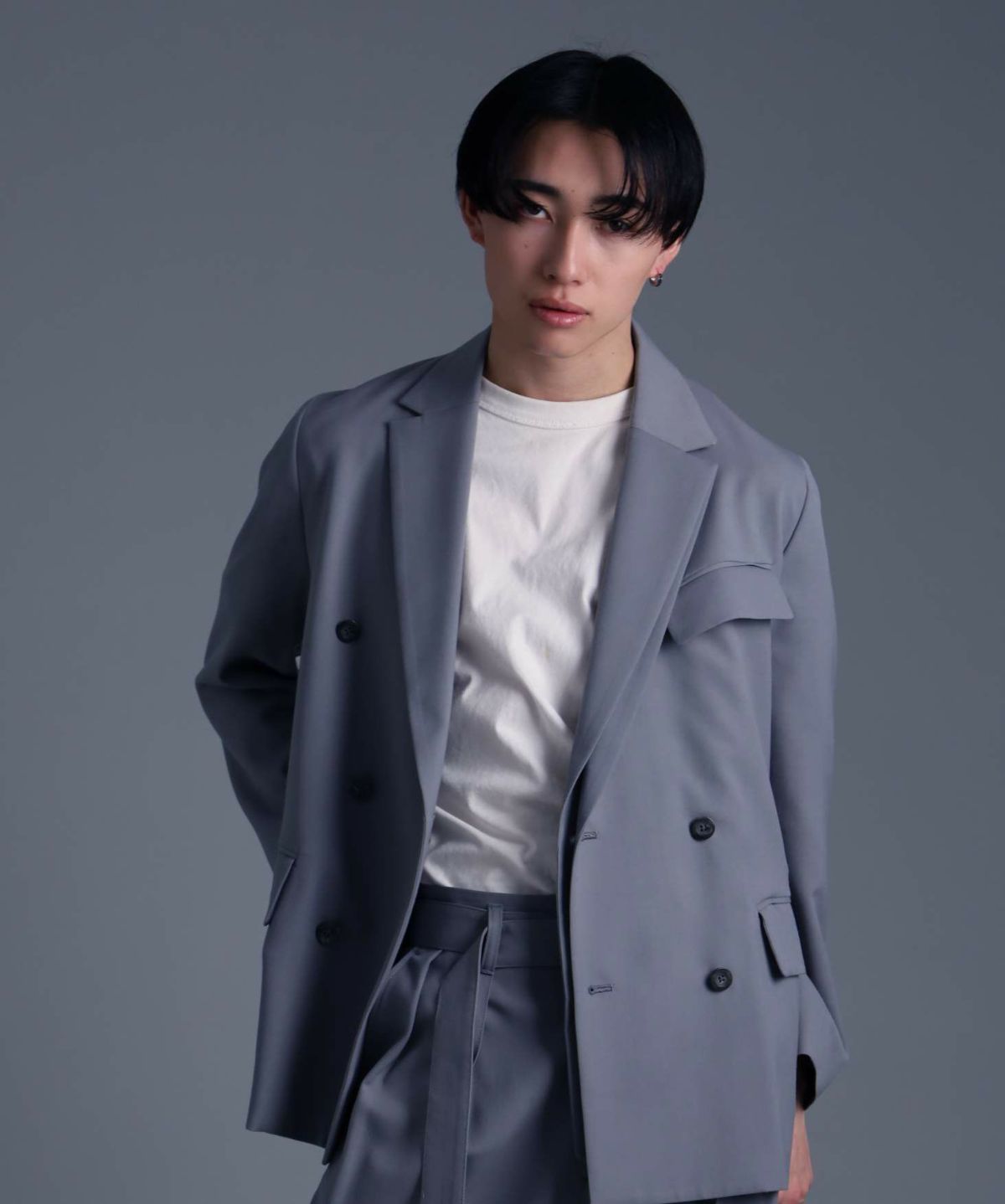 【WEB限定】ロゴフープピアス/サージカルステンレス316L